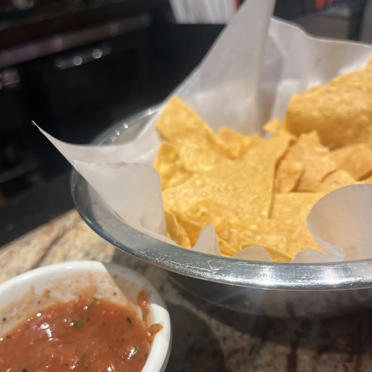 Chips and Salsa Verde