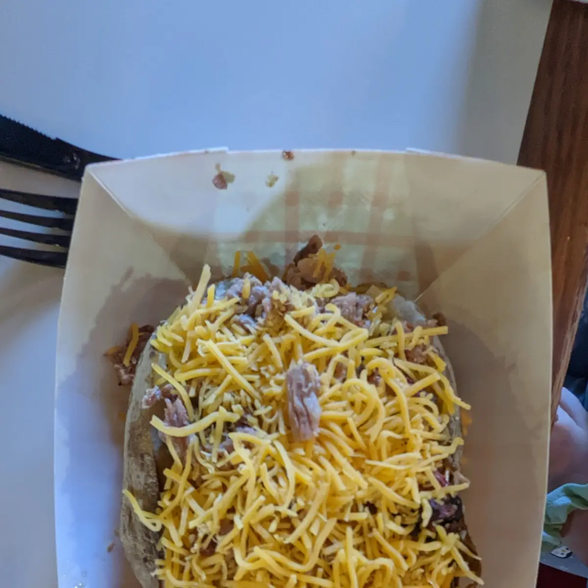 Loaded Baked Potato with Brisket