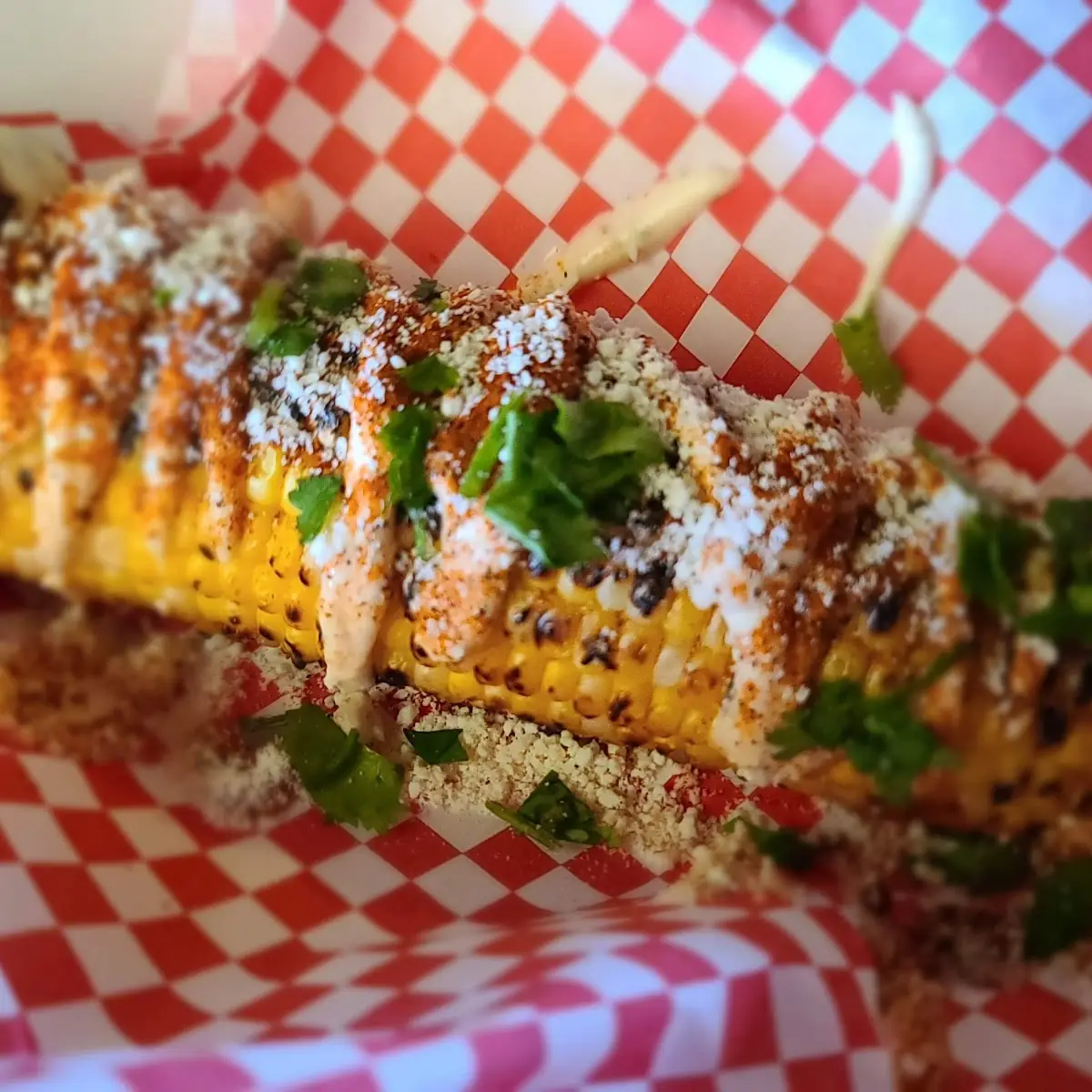 Grilled Street Corn Off the Cob