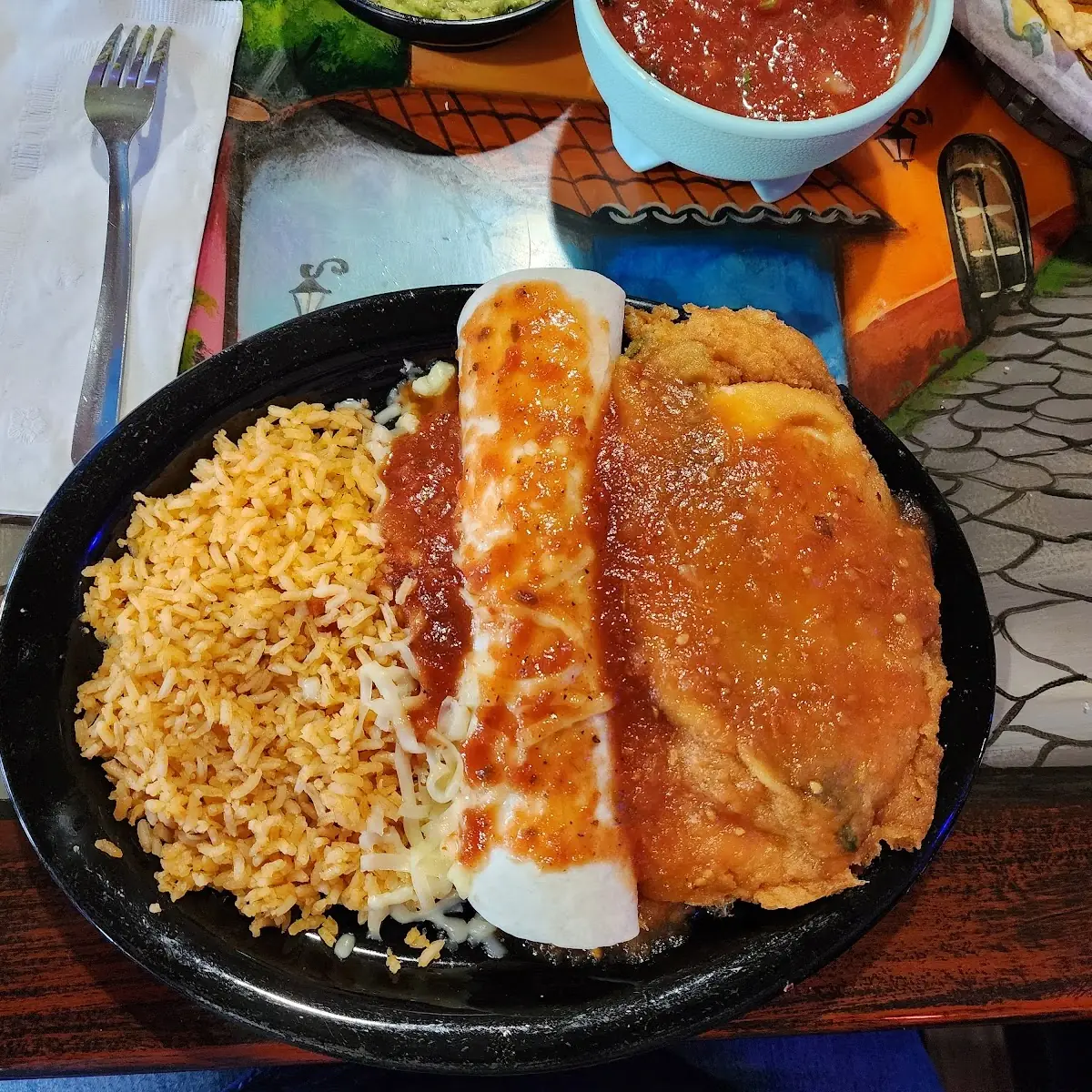 Burrito Chile Relleno Dinner