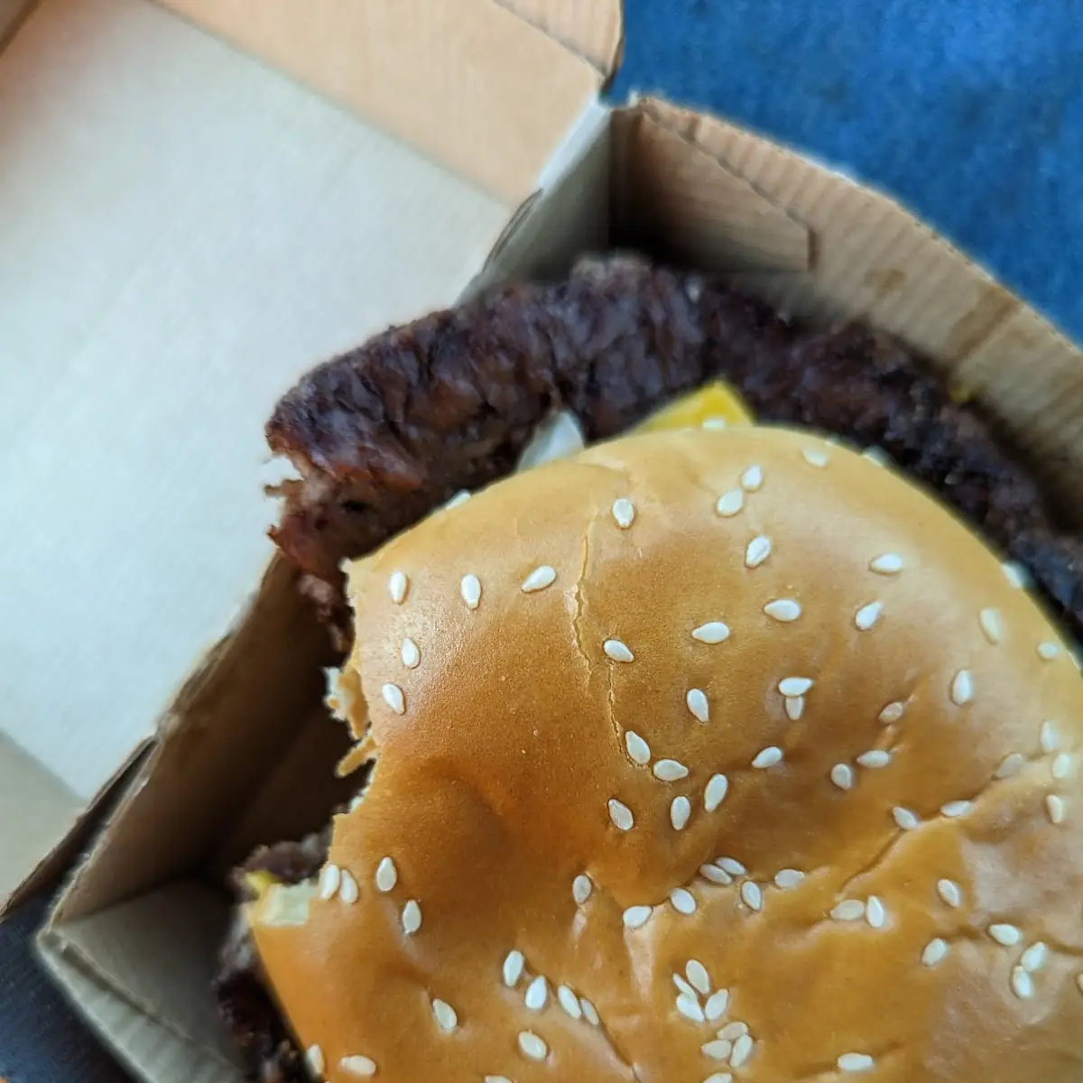 Dry over Cooked Quarter Pounder