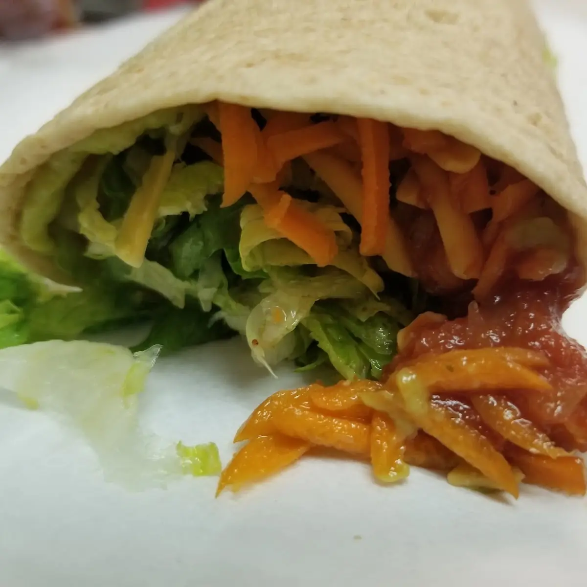 Barbeque Pulled Pork Plant Based Wrap