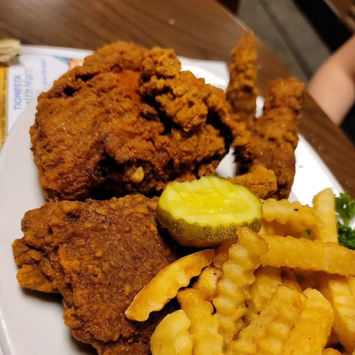 Fried Chicken and Fries