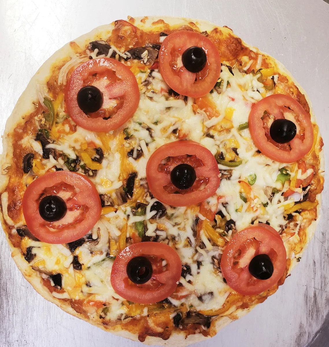Veggie Pizza, Asian Curry House