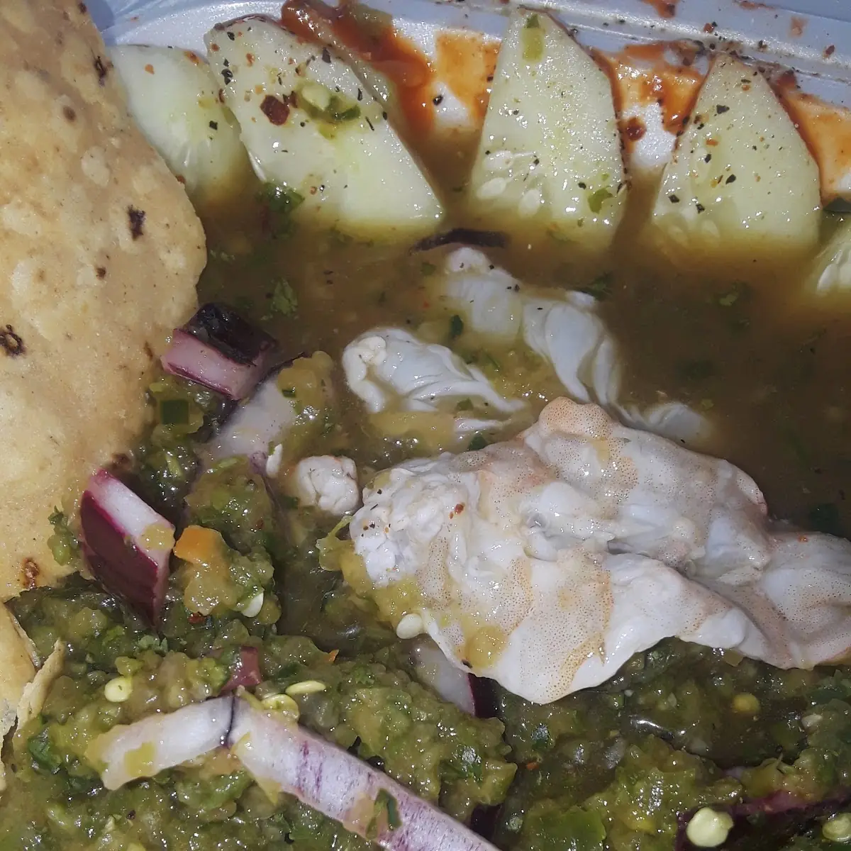 Camaron En Salsa Verde