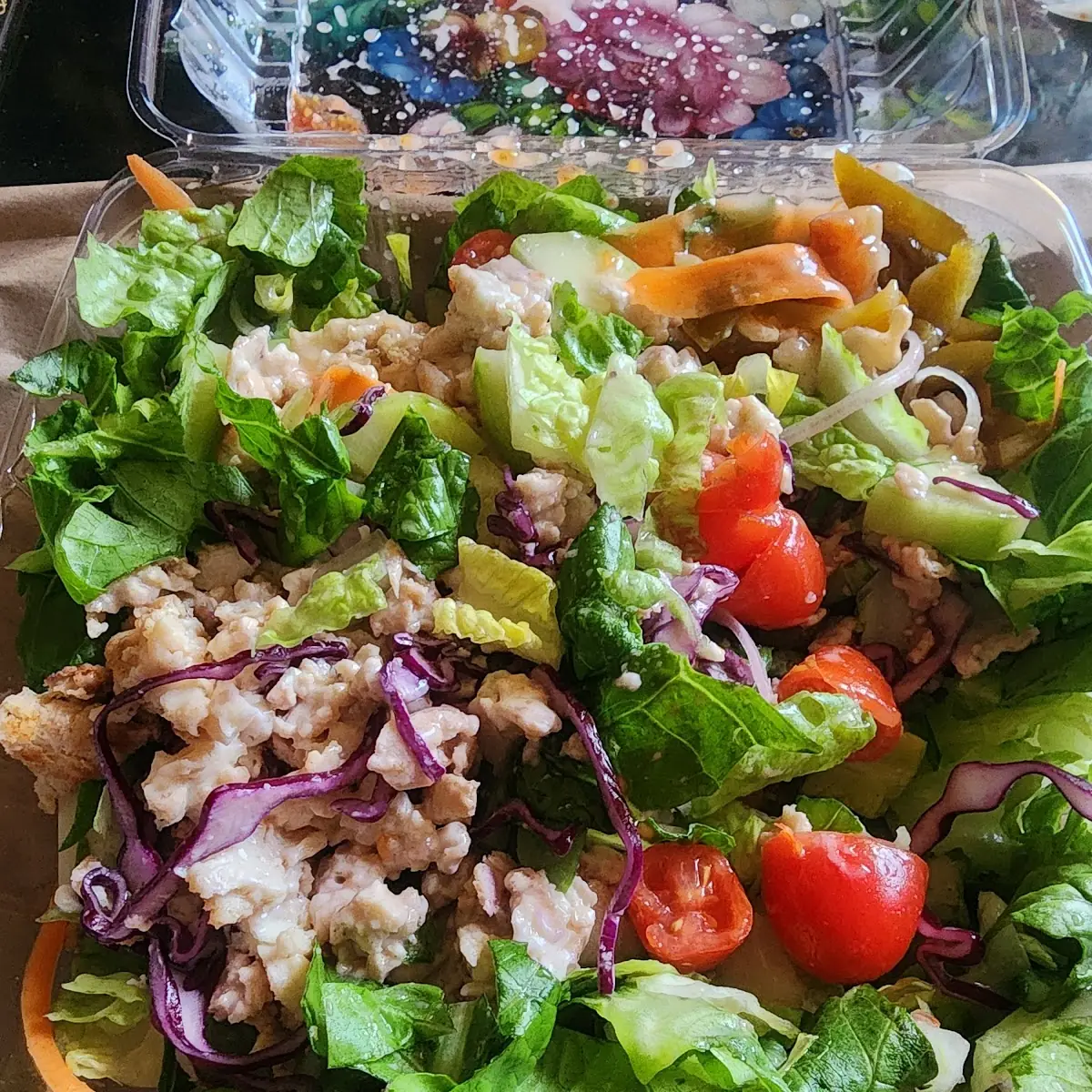 Chicken Cheese Steak Salad