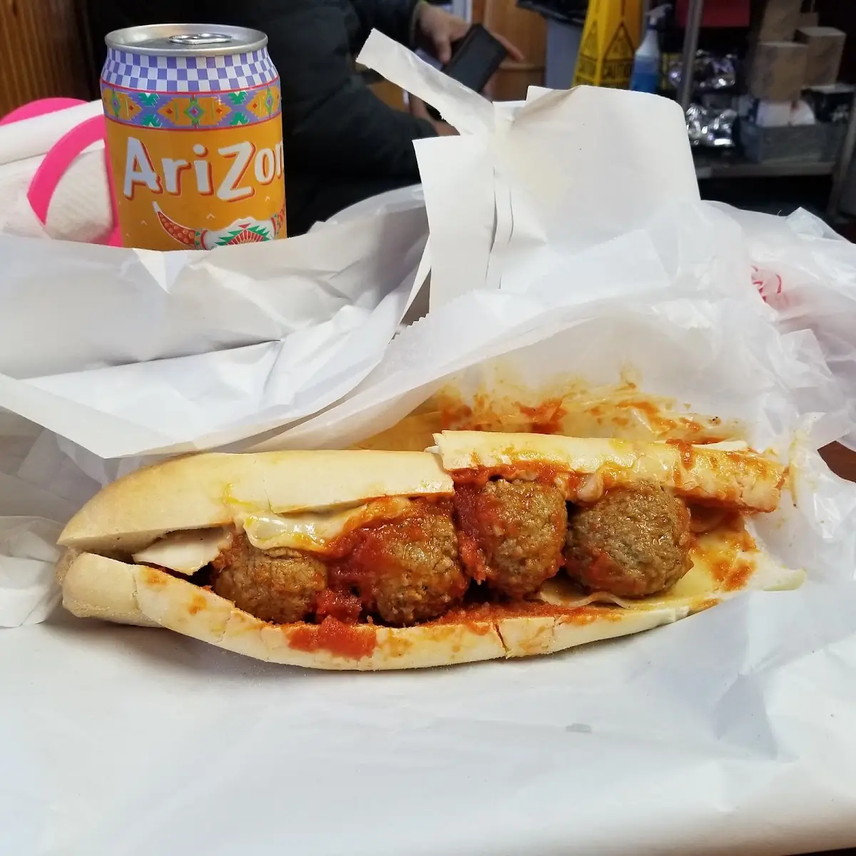 Meatball Sub with Provolone