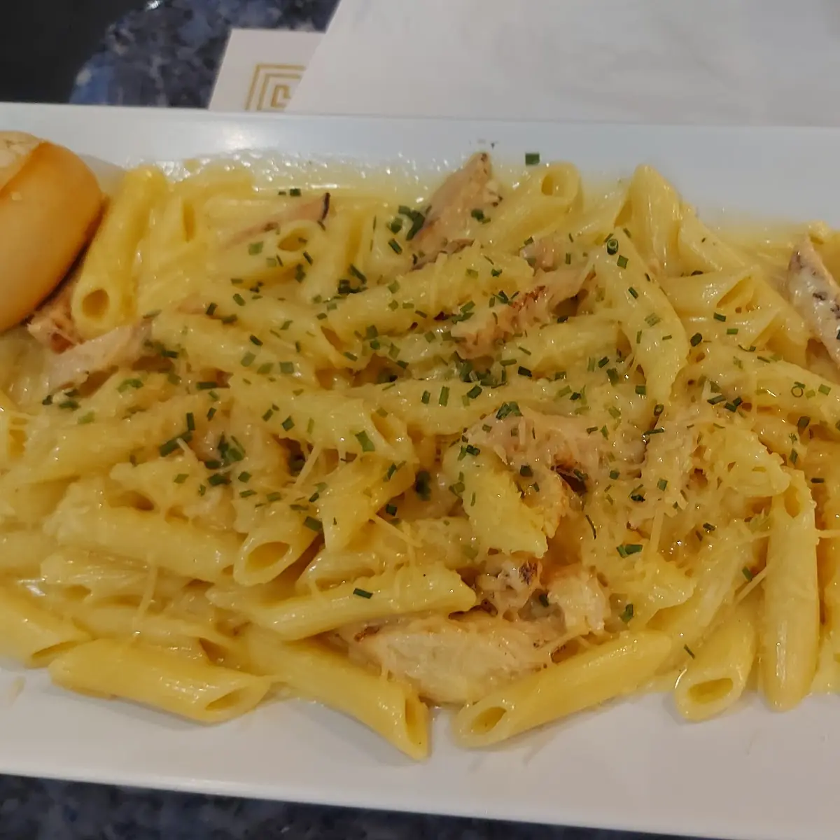 Chicken Penne Carbonara Pasta