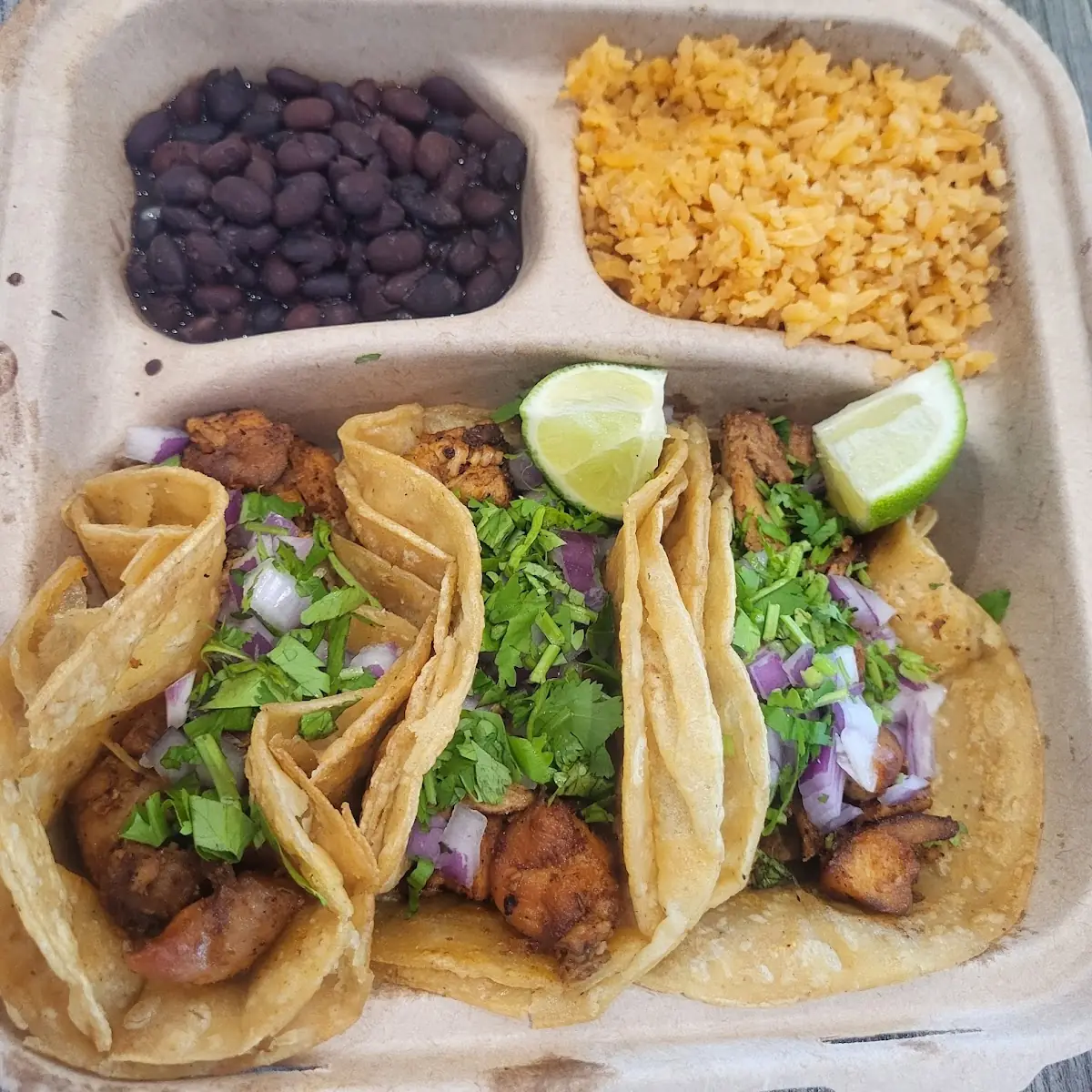 Chicken Tacos Plate