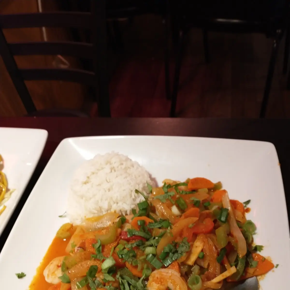 Red Curry Shrimp and Vegetables