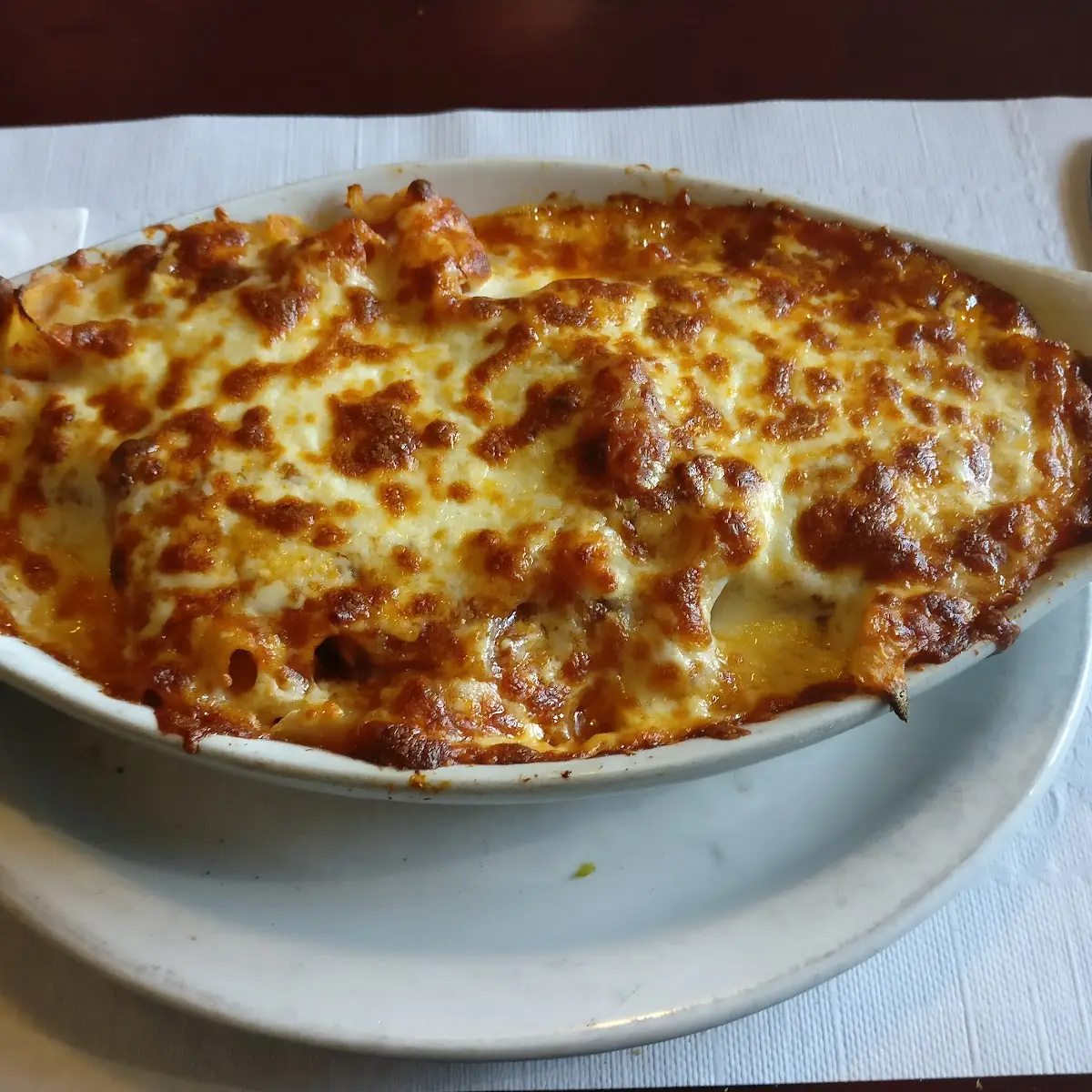Baked Lasagne, Luna Pizzeria Restaurant