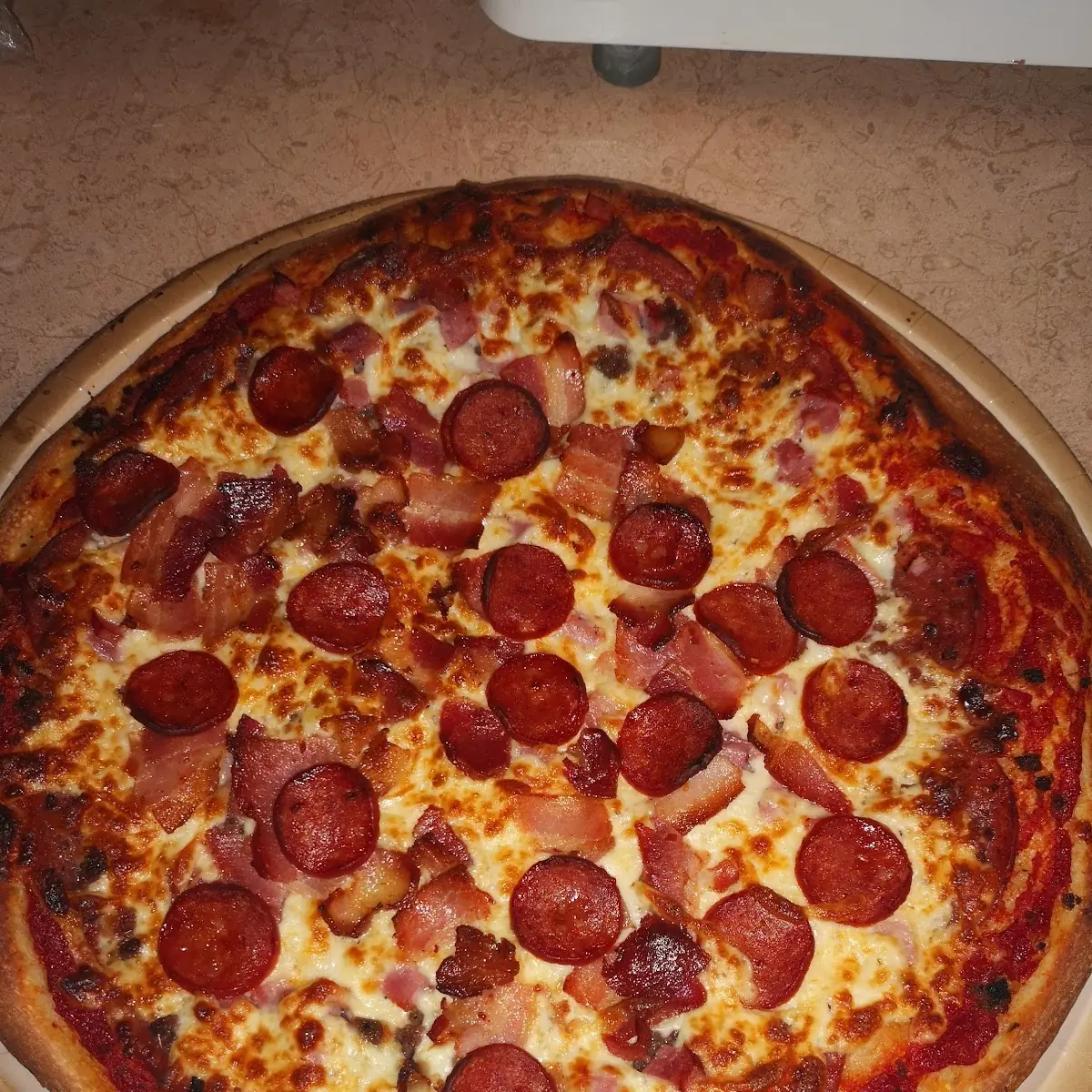 Take and Bake Meat Delight, Luna Pizzeria Restaurant
