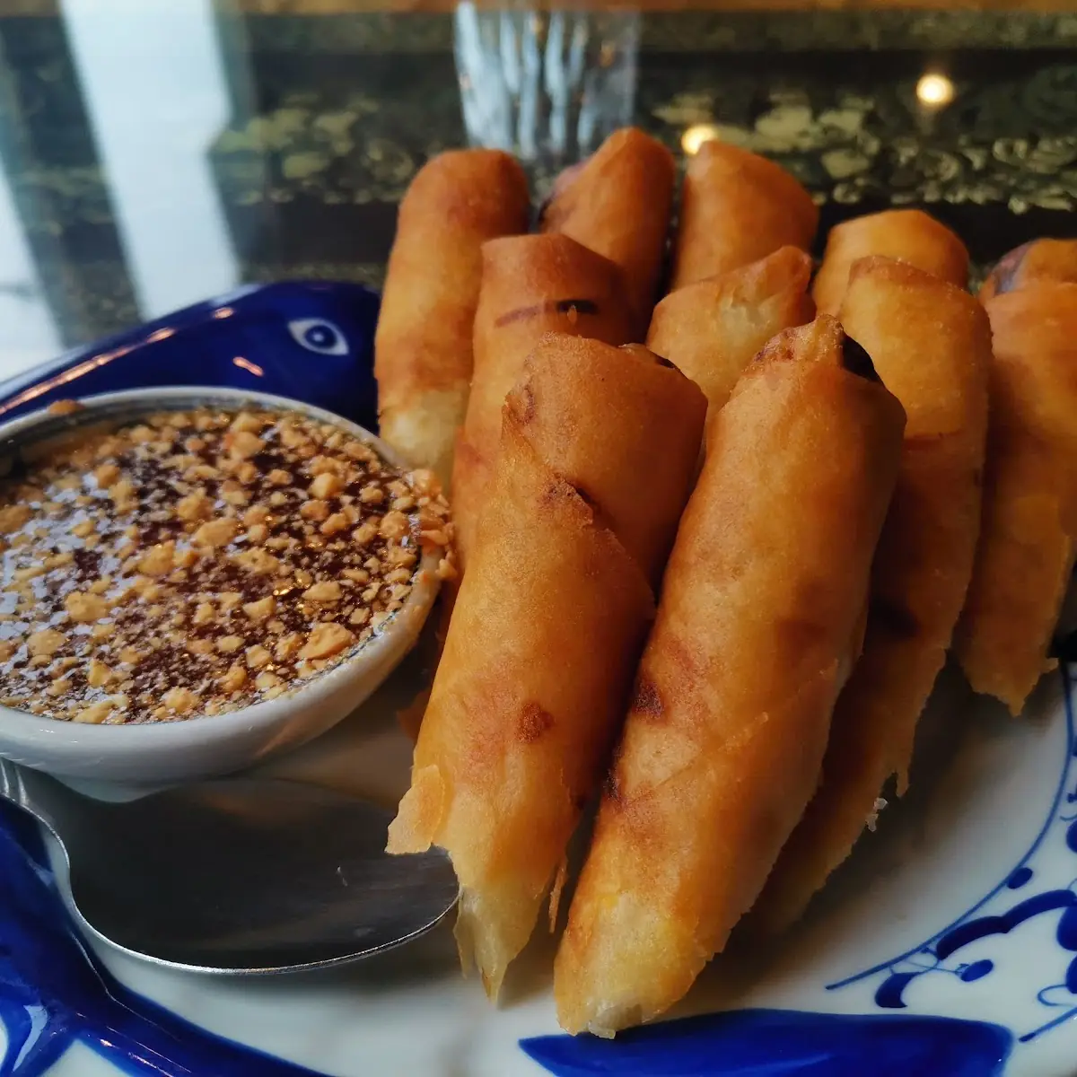 Halibut or Shrimp Egg Rolls
