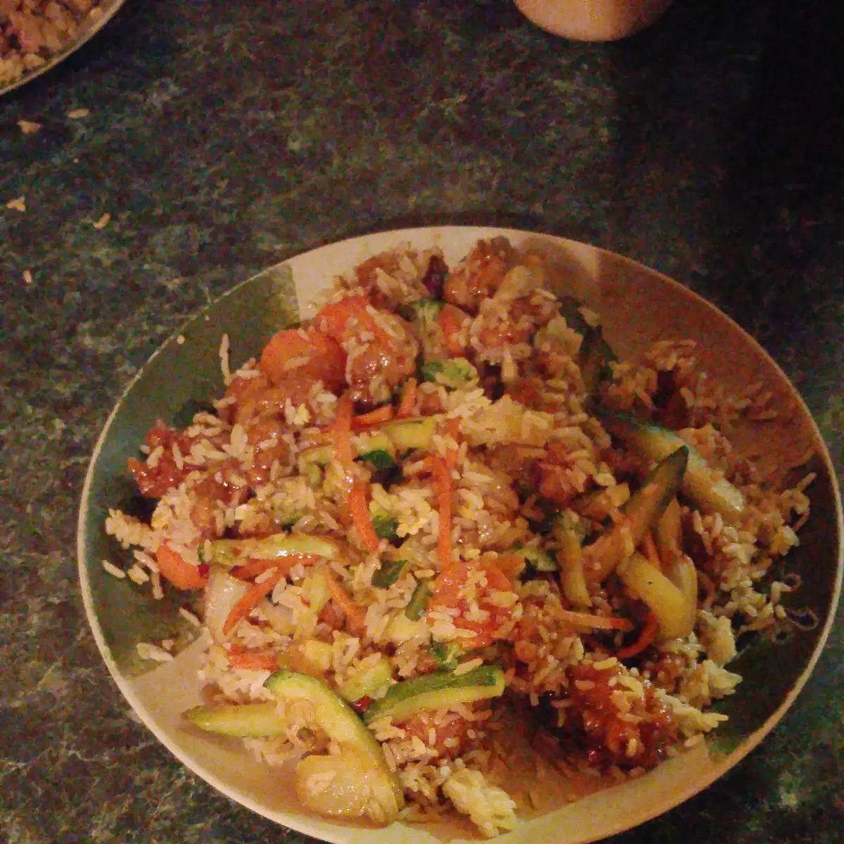 General TSO's Chicken with Mixed Vegetables