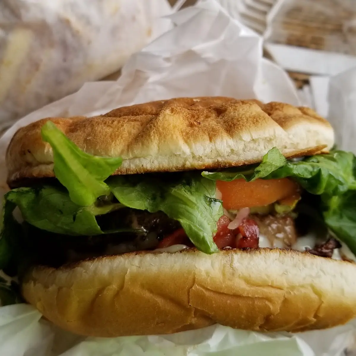 Bacon Avocado Cheese Burger