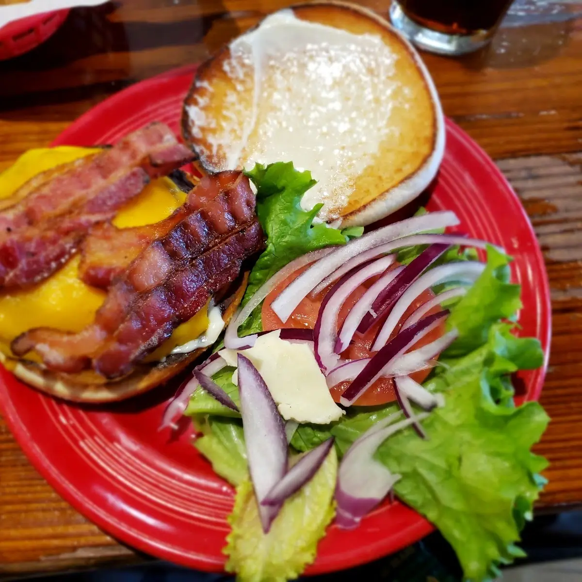 Bacon Cheddar Cheese Burger