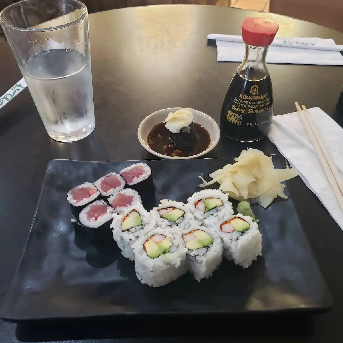 California Roll and Tuna Roll
