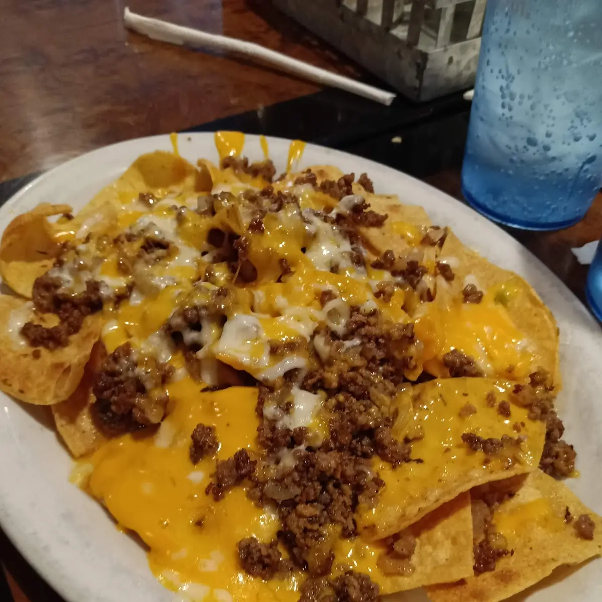 Cheese Ground Beef Nachos with Cheese
