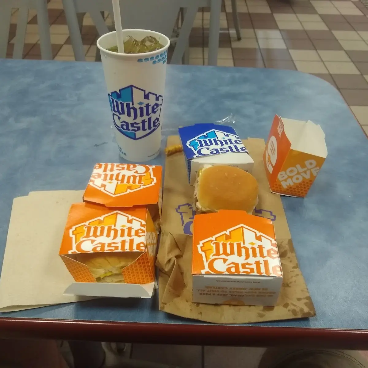Four Burger Combo Meal