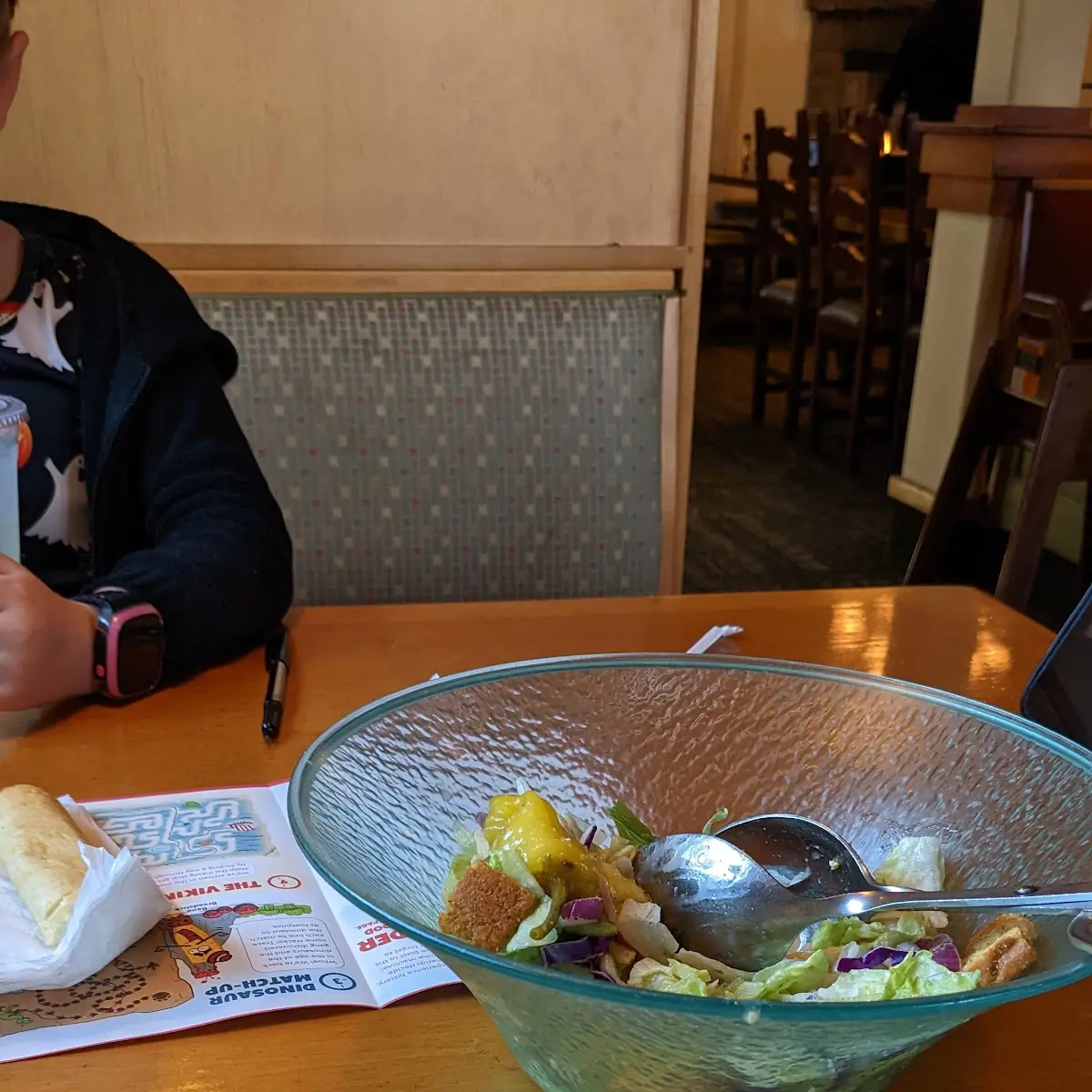 Soup Salad and Breadsticks