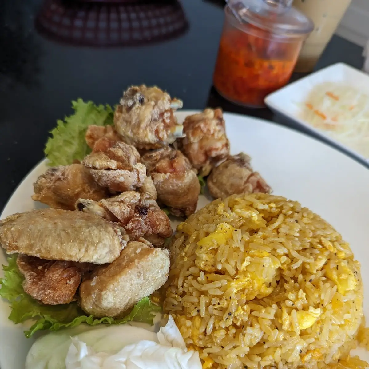 Com Canh GA Chien Nuoc Mam