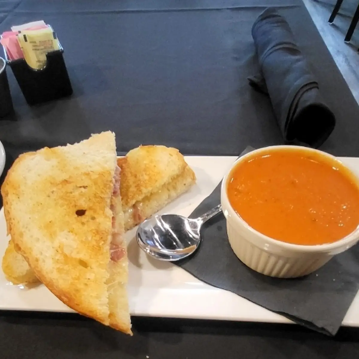 Grilled Cheese with Tomato Soup