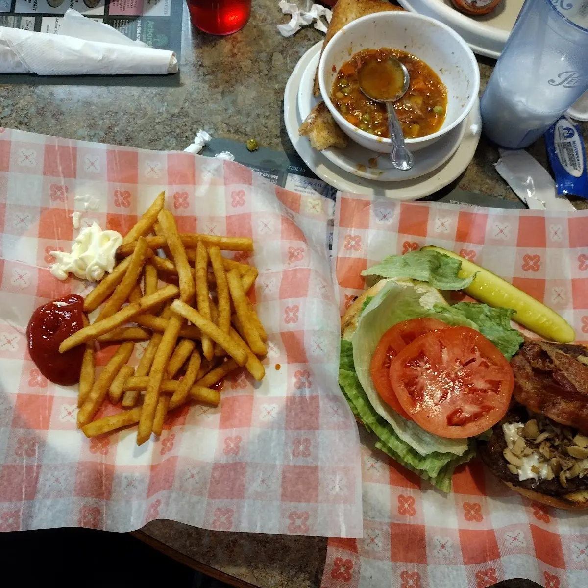 Mushroom Swiss Burger