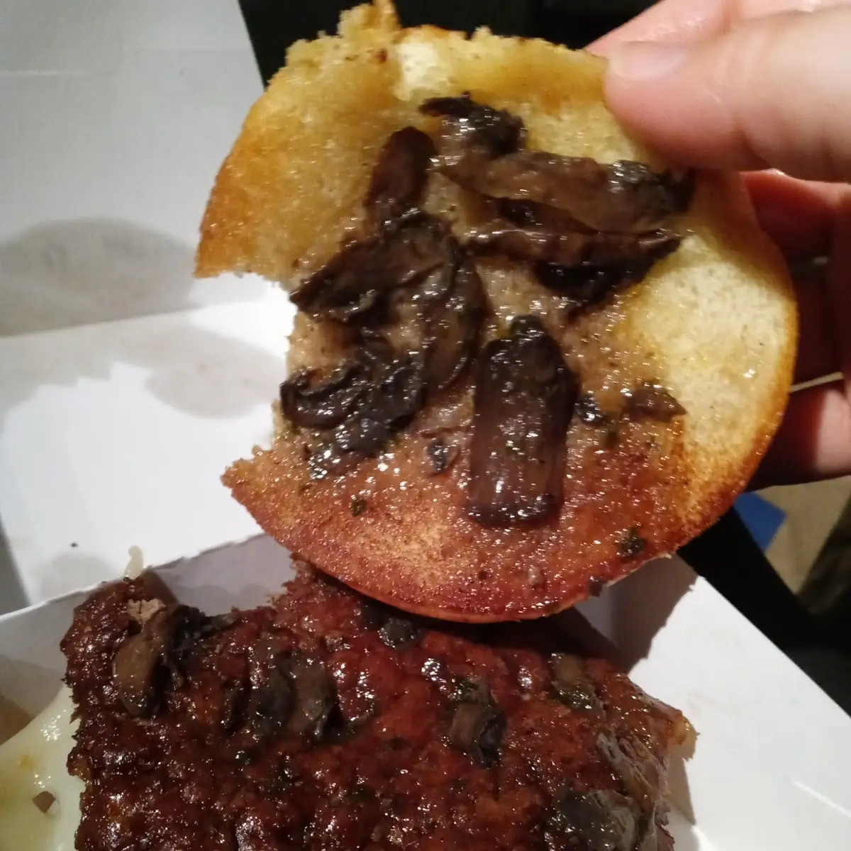 Mushroom Swiss Burger