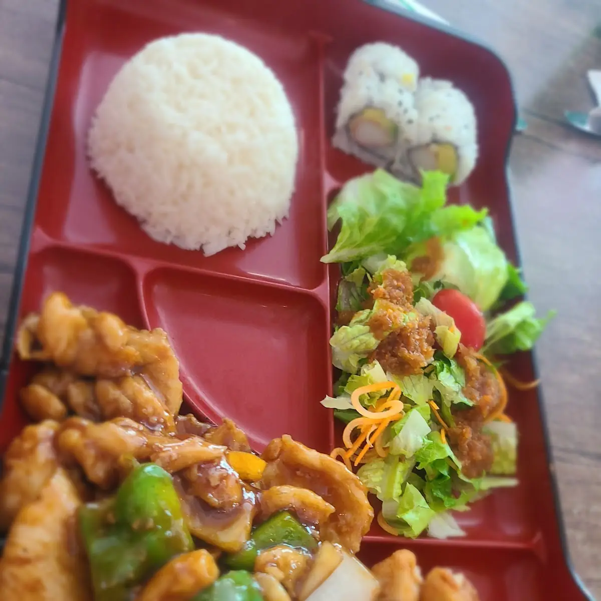 Pepper Chicken Bento Box