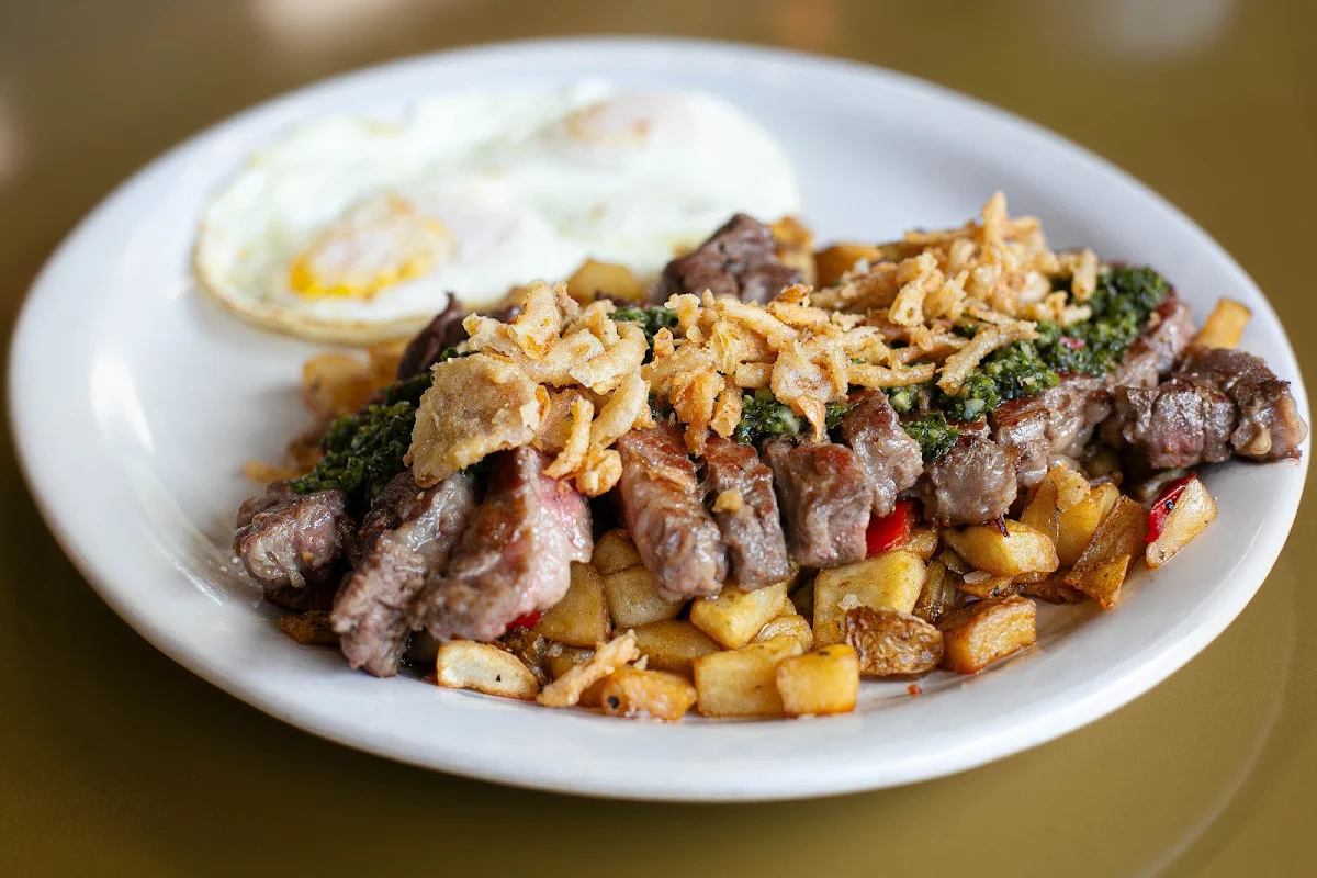 Flat Iron Steak & Eggs