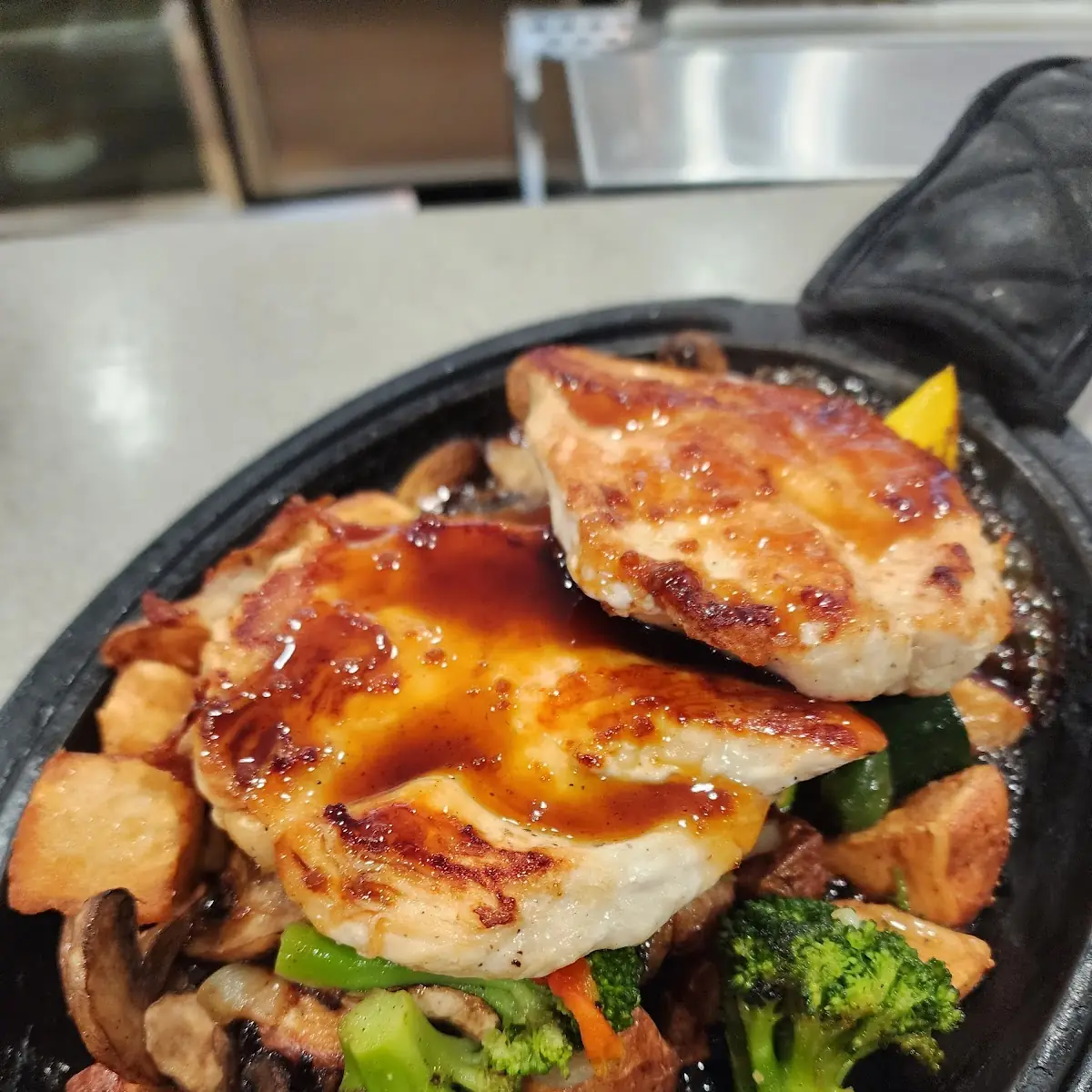 Glazed Chicken Fried Chicken