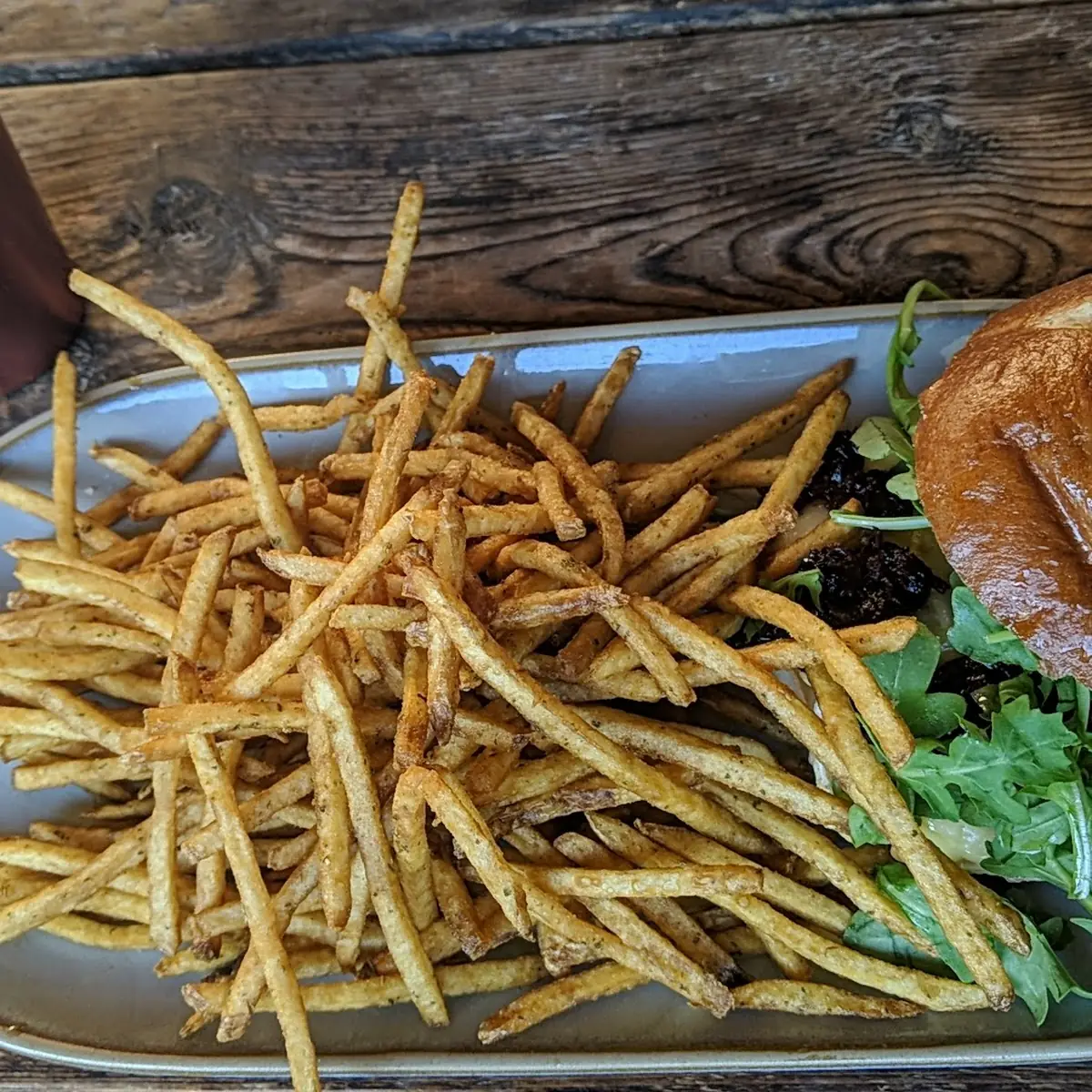 Burger and Fries