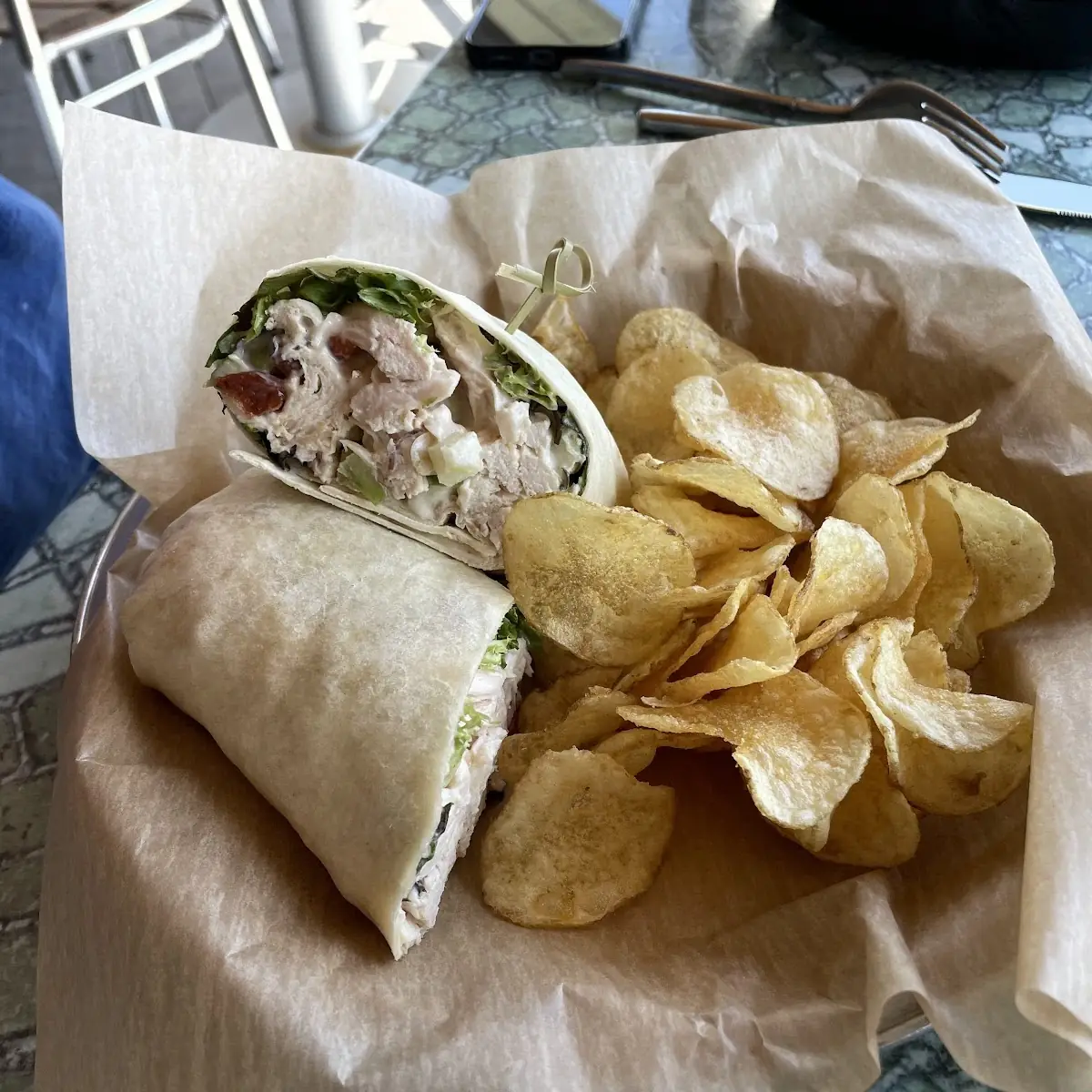 Michigan Cherry Chicken Salad Wrap