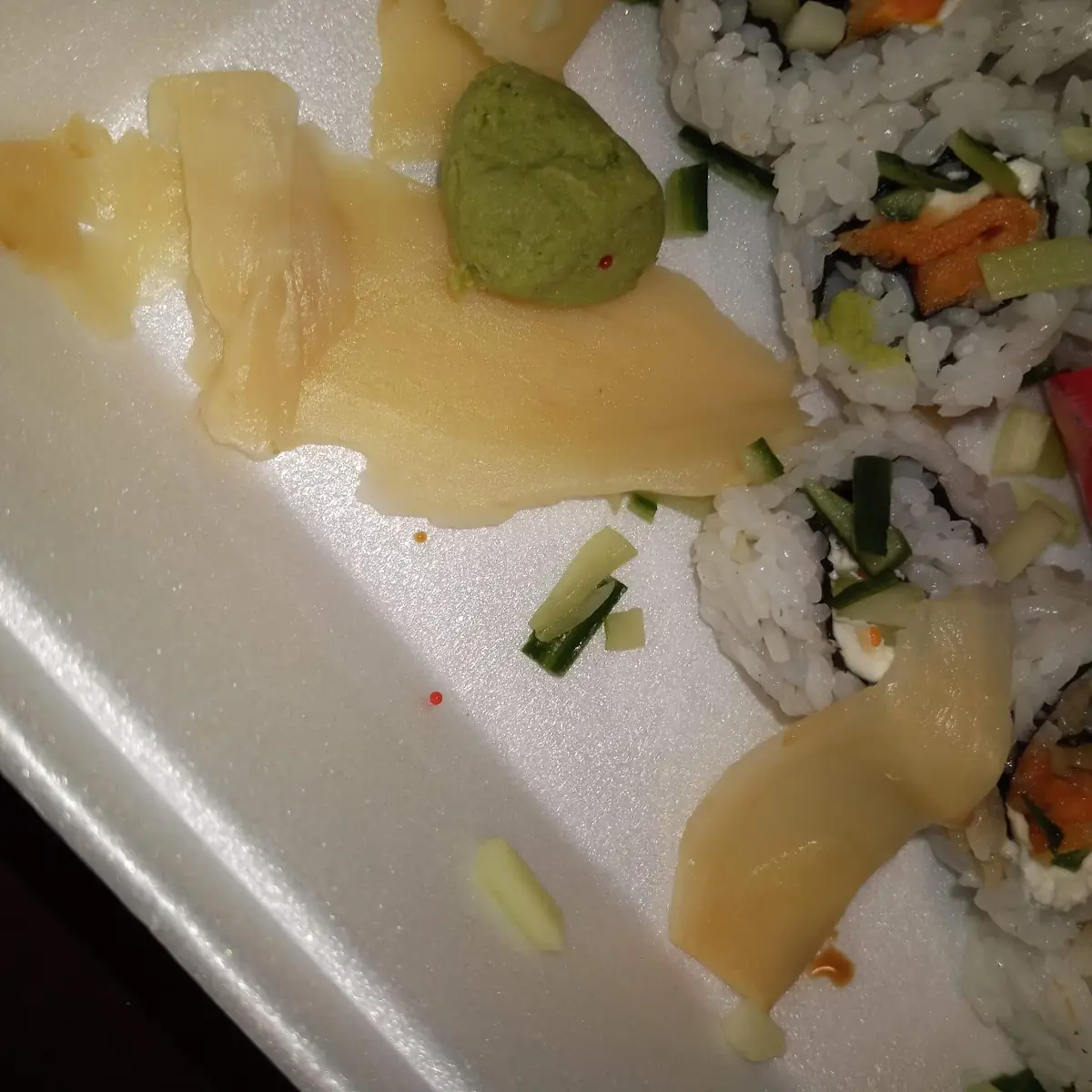 Fish Roe on Veggie Roll, Kona Sushi - Walkerville