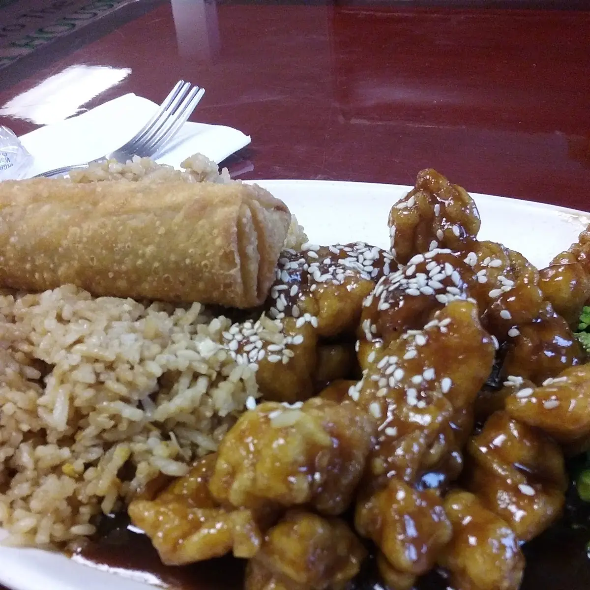 Sesame Chicken Lunch