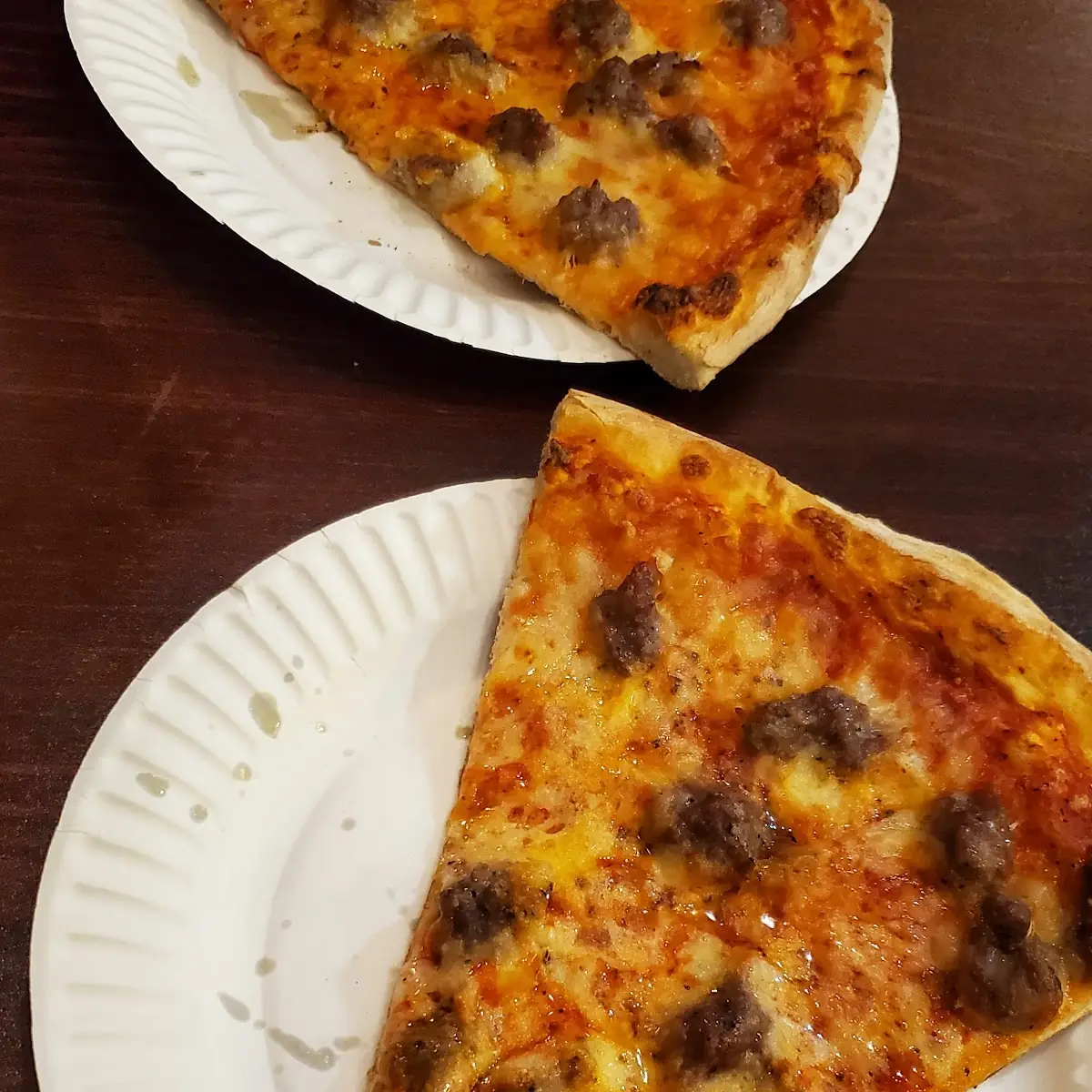Sausage Pizza Slice