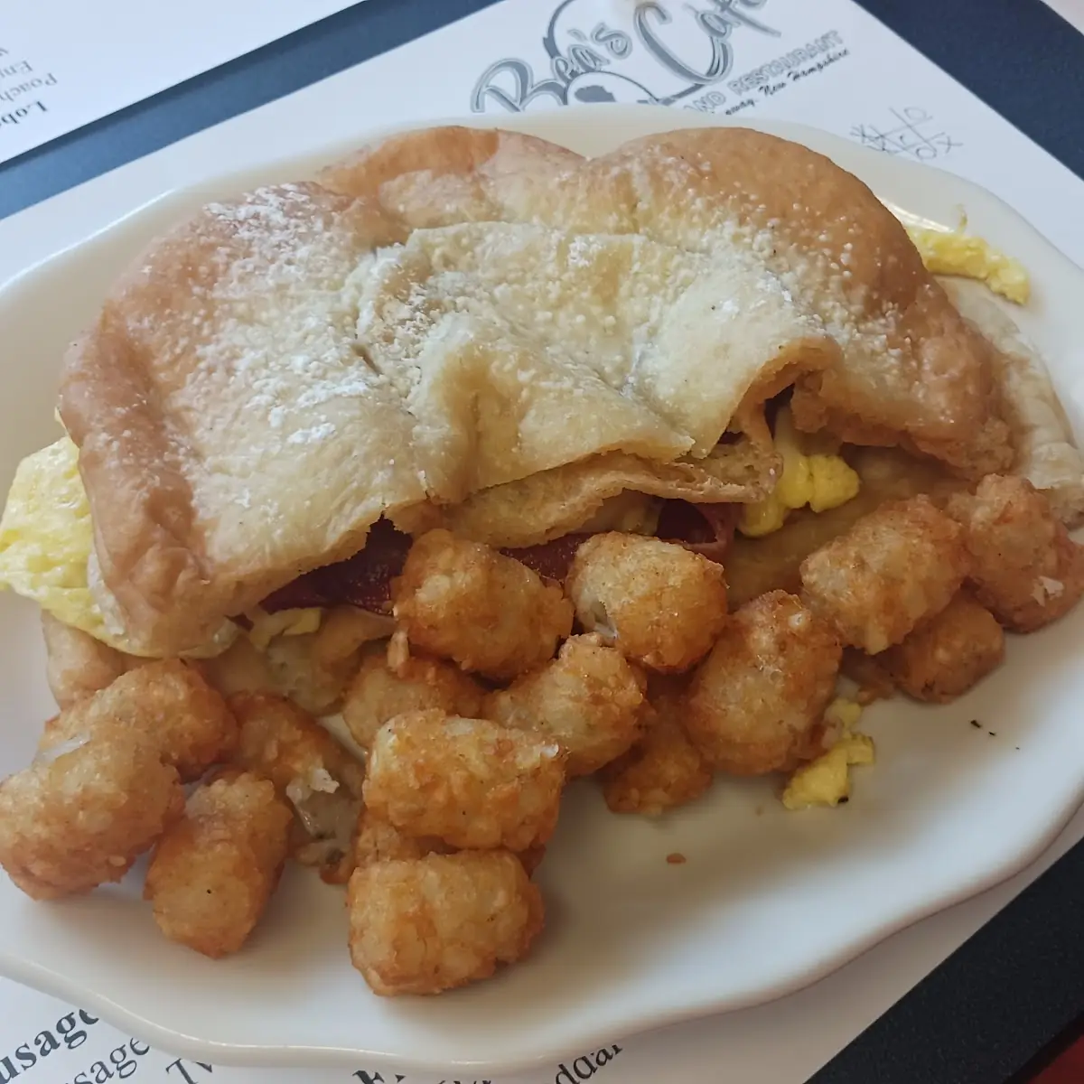 Fried Dough Egg N Cheese