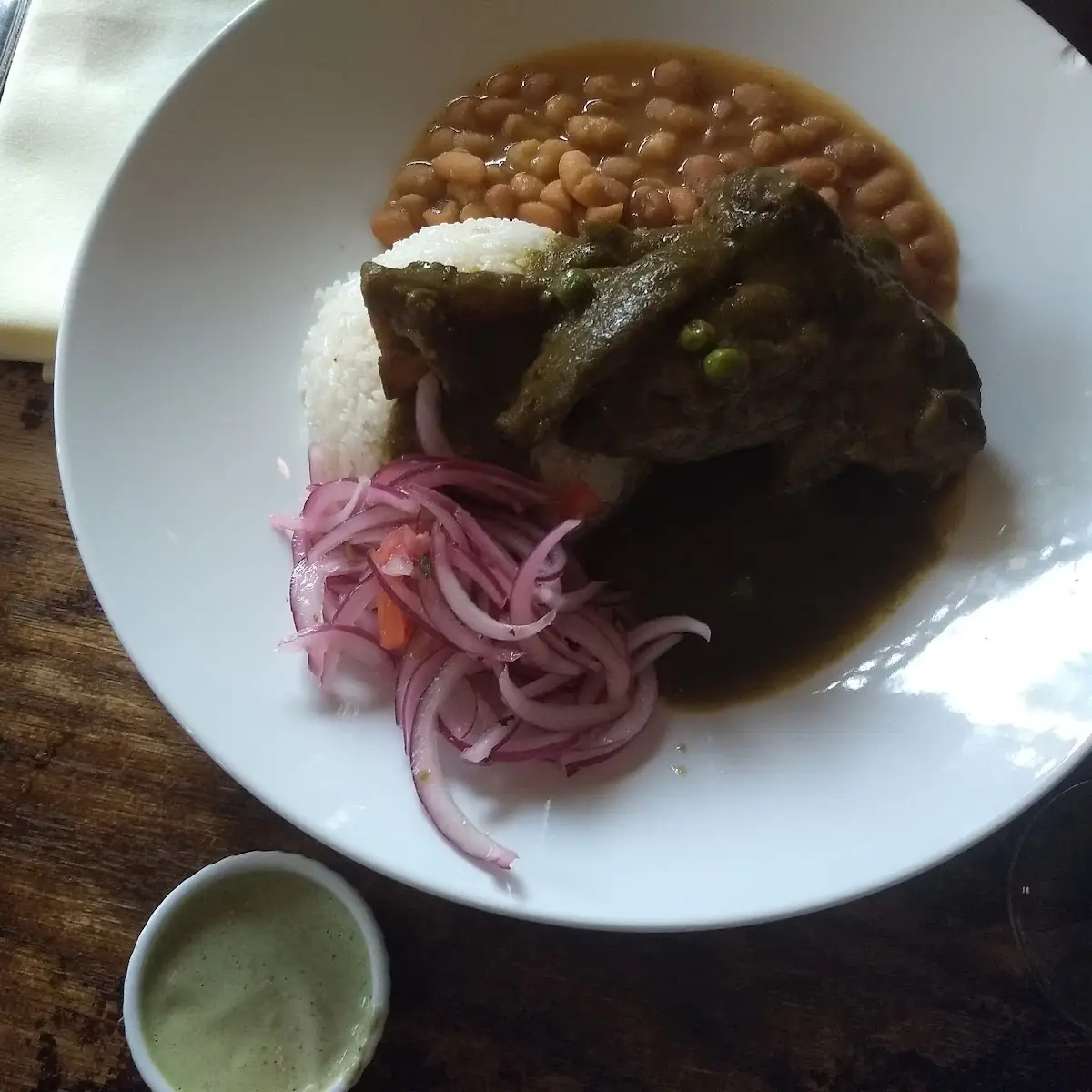 Lamb Shank Rice and Beans