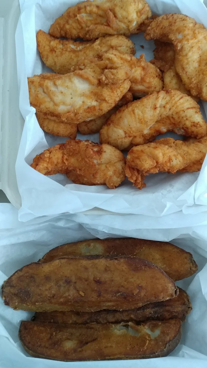 Chicken Tenders and JoJos