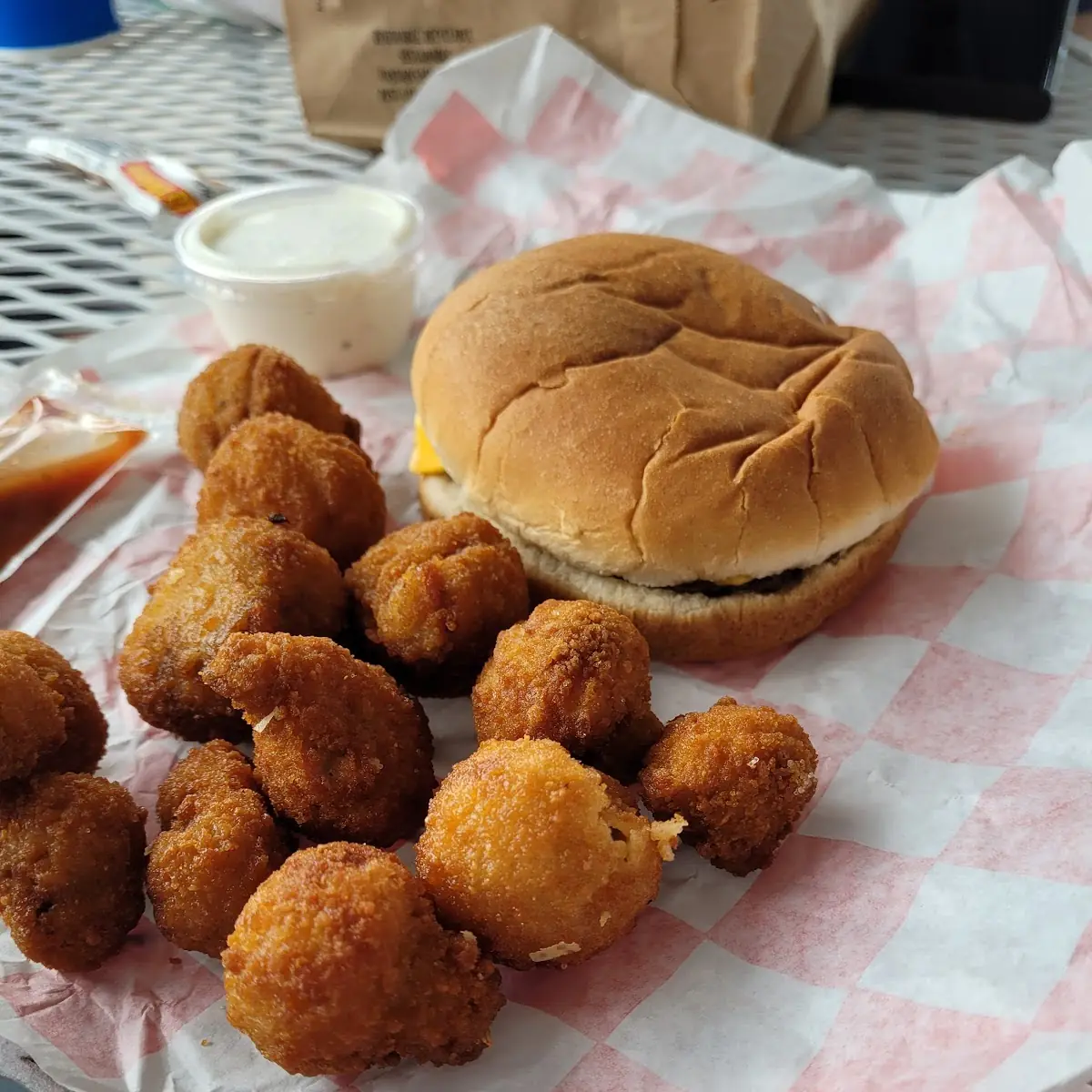 Chicken fried steak sand.