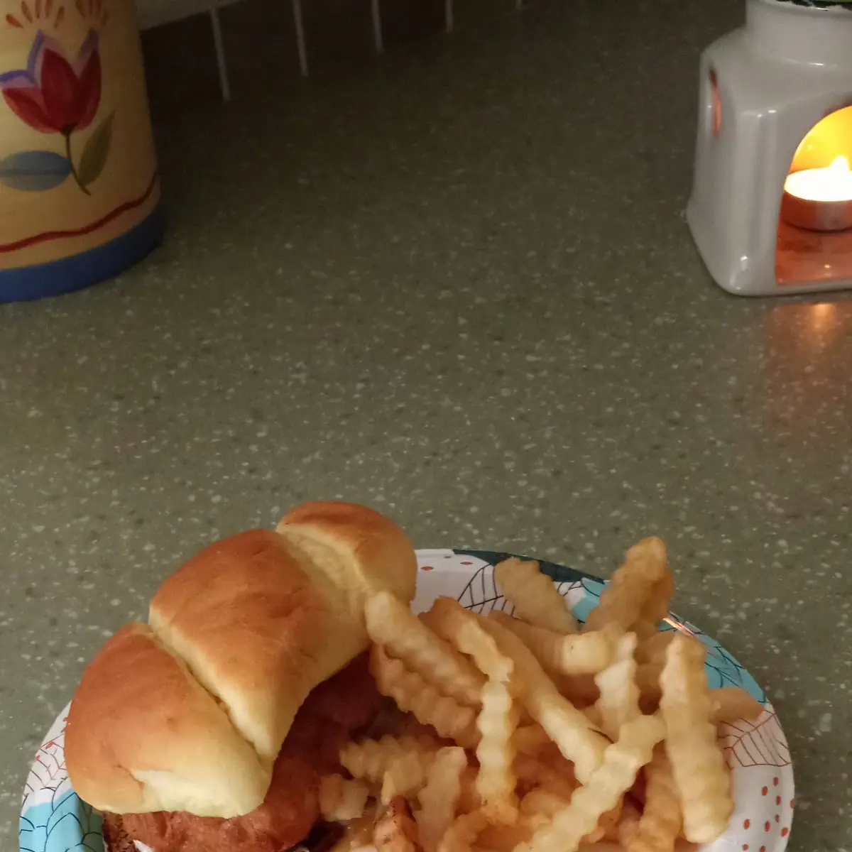 Fish Sandwich and Fries