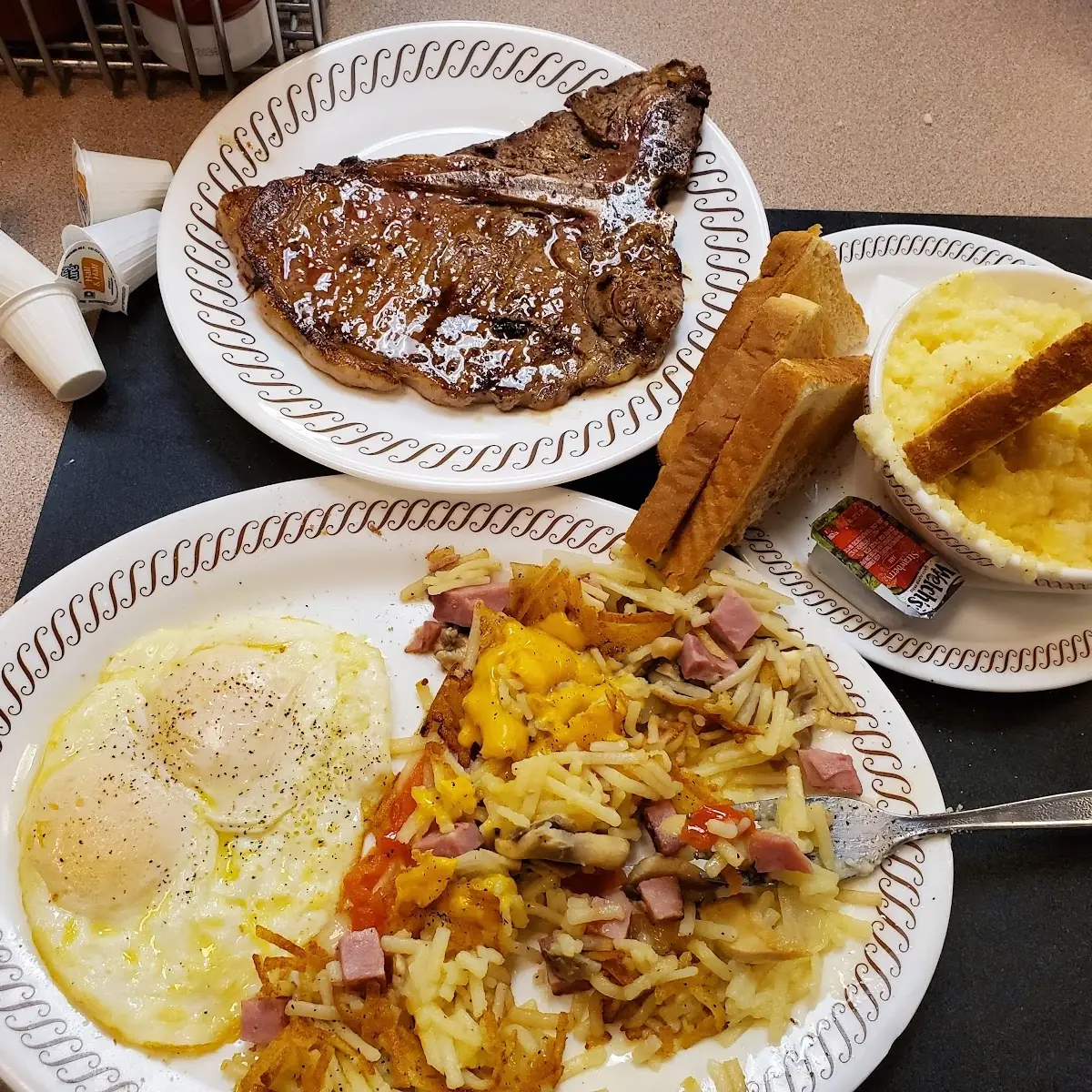 T-Bone Steak & Eggs