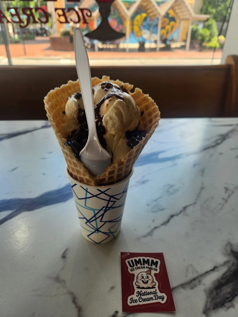 Cookie Dough with Hot Fudge