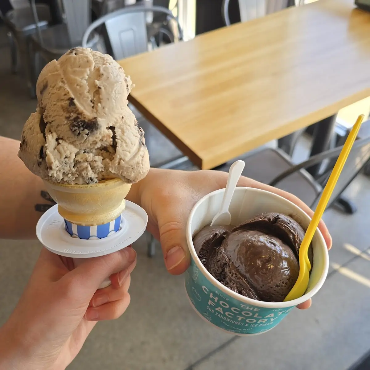 Hand-Scooped Ice Cream