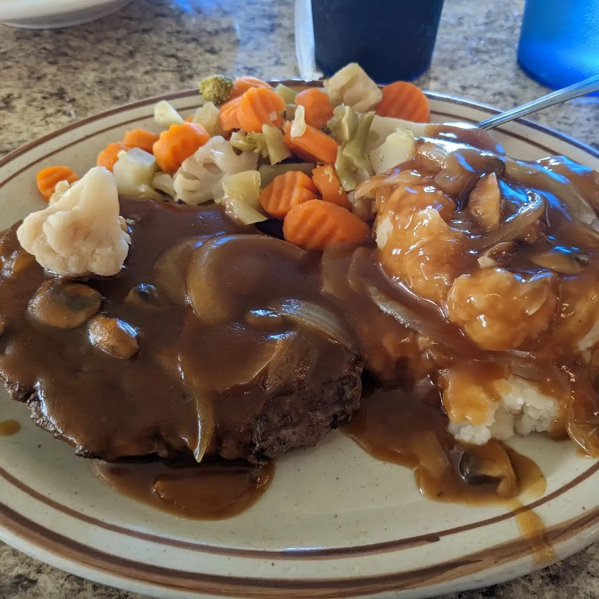 Hot Hamburger Sandwich