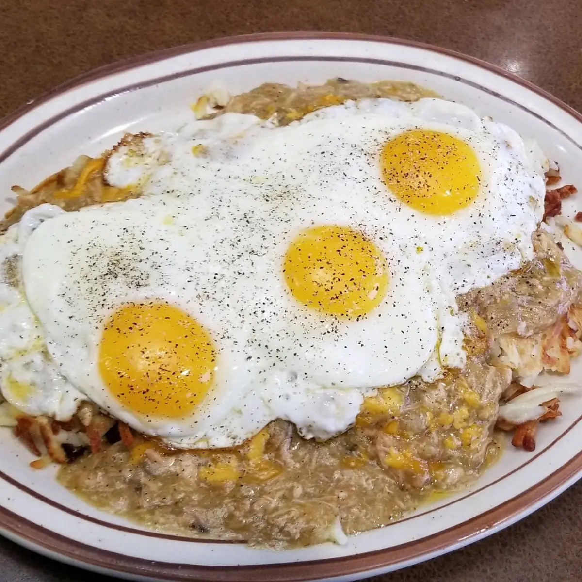 Jim's Chile Verde Breakfast