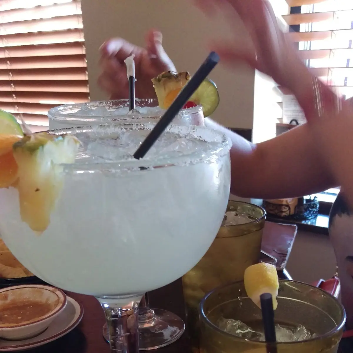 House Margaritas on the Rocks