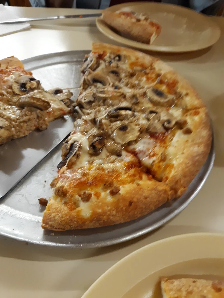 Sausage and Mushroom Pizza