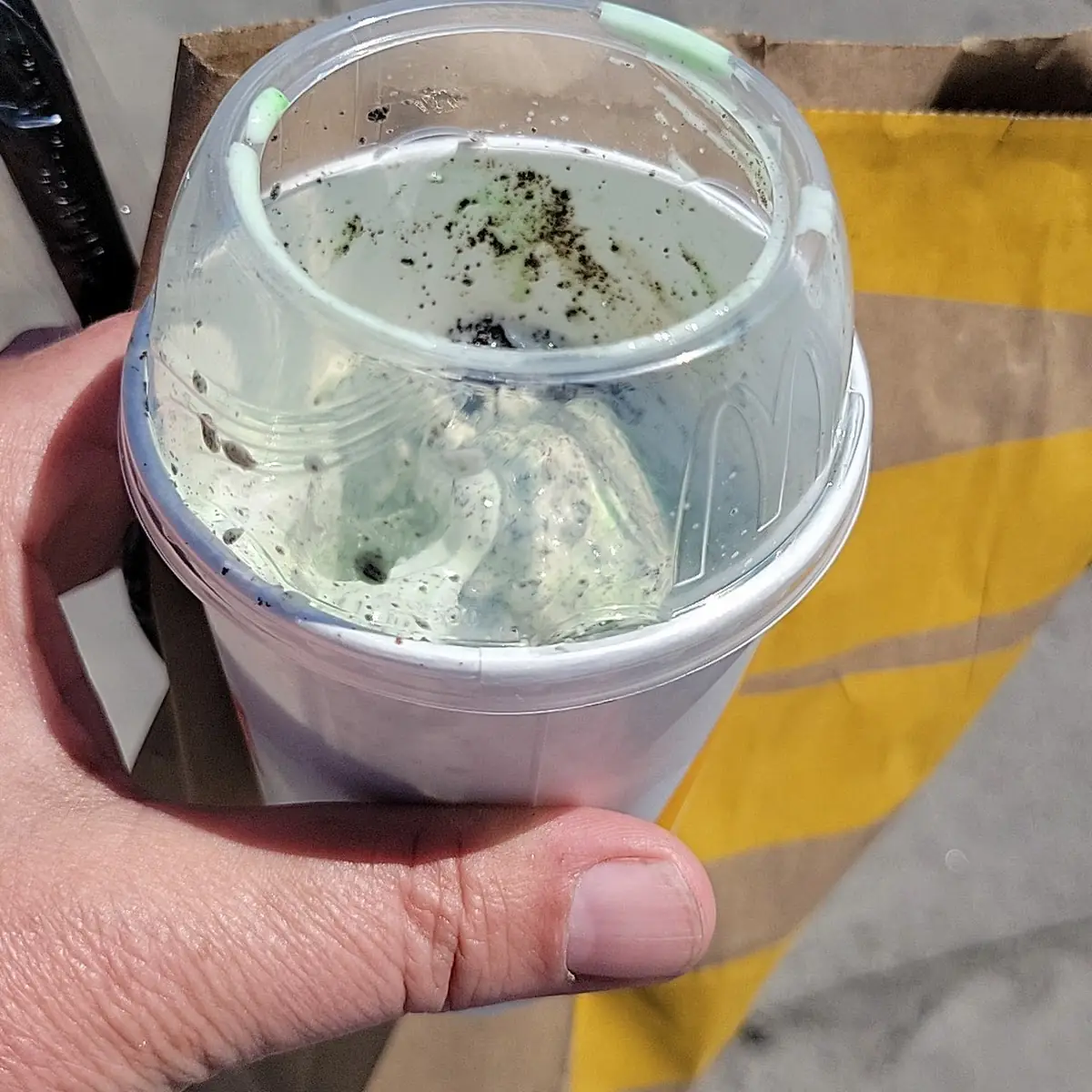 Shamrock Oreo Mcflurry
