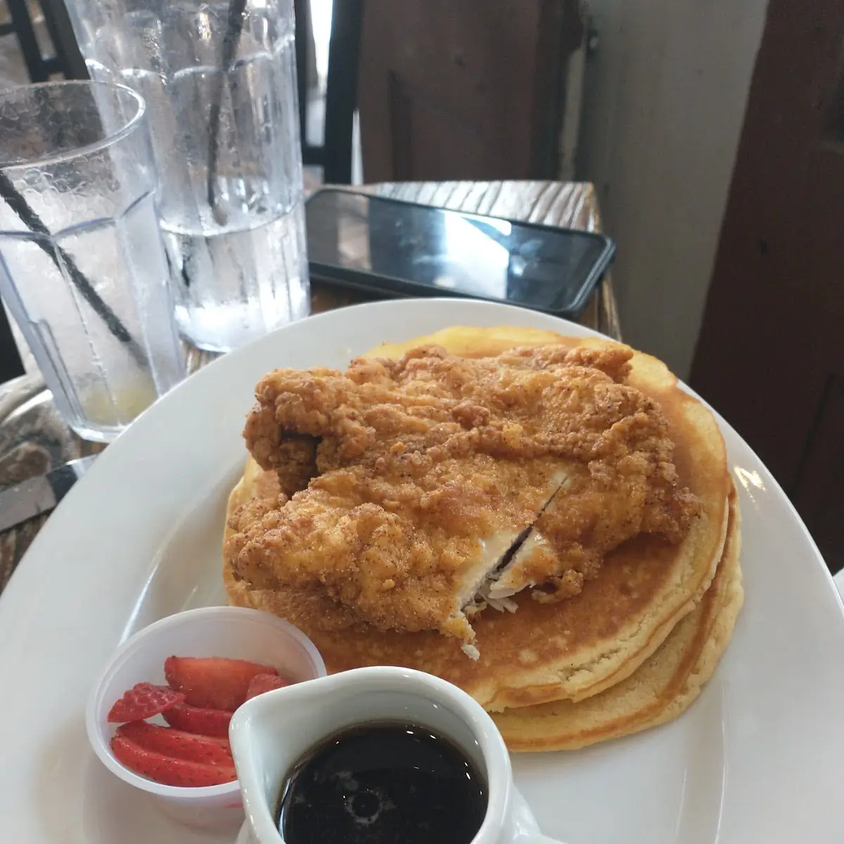 Chicken and Pancakes